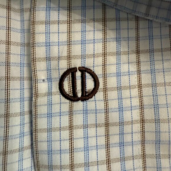 David Donahue Trim Fit Button-Down Shirt - Size 16.5 (34/35) - Picture 5 of 10